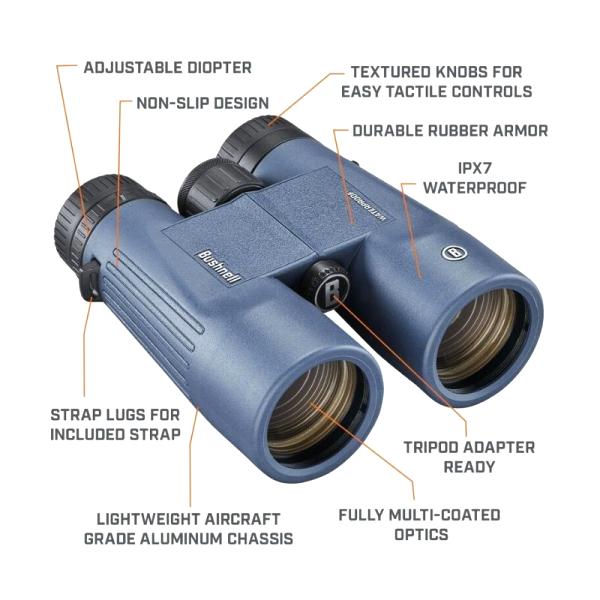 Bushnell H2O 8x42 Blue (R) - Binocolo